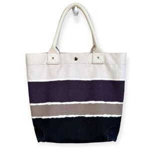 ☀️SALE☀️ J. Crew Canvas Ombre Tie Dye Top Handle Bucket Tote Beach Bag